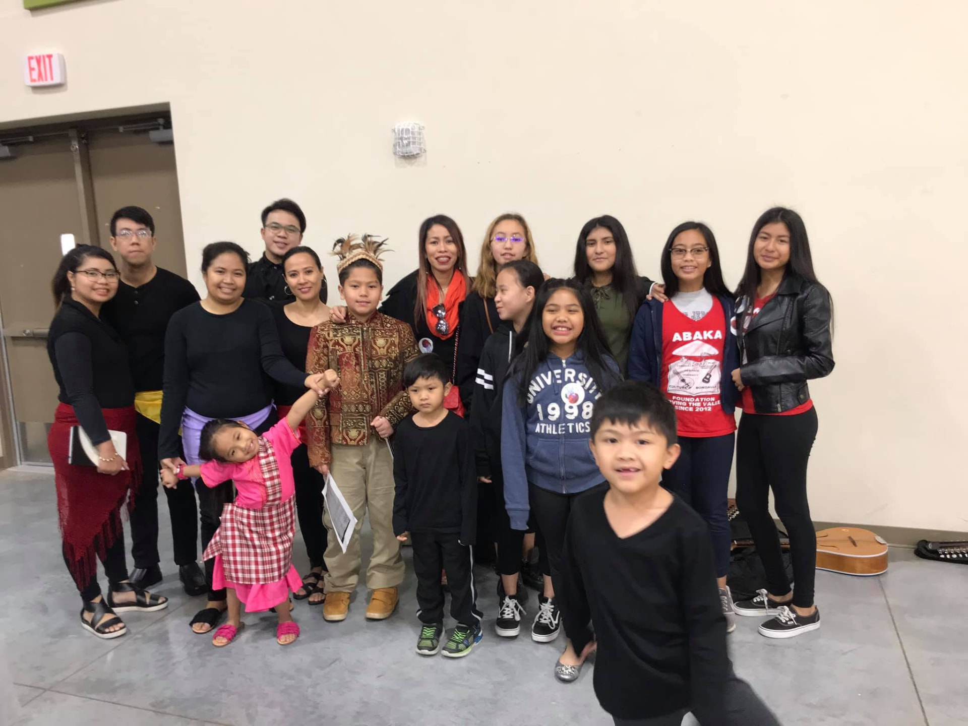 Abaka teachers and students celebrating Filipino culture together
